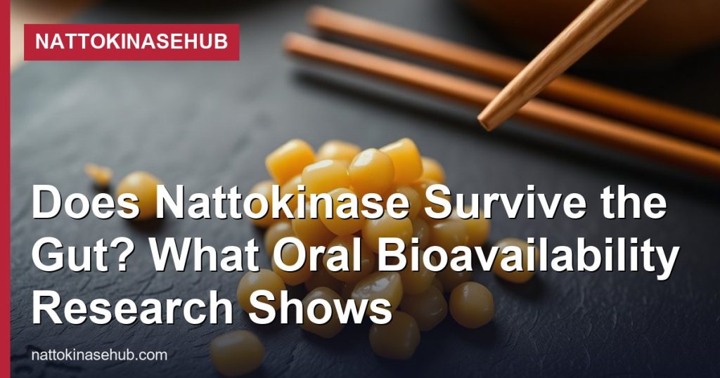 Does Nattokinase Survive the Gut? What Oral Bioavailability Research Shows - NattokinaseHub