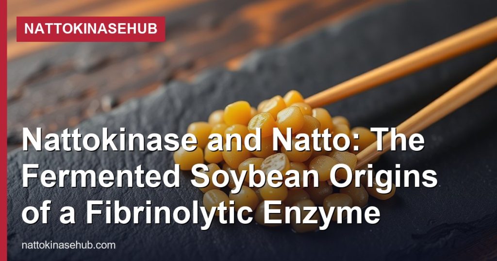 Nattokinase and Natto: The Fermented Soybean Origins of a Fibrinolytic Enzyme - NattokinaseHub