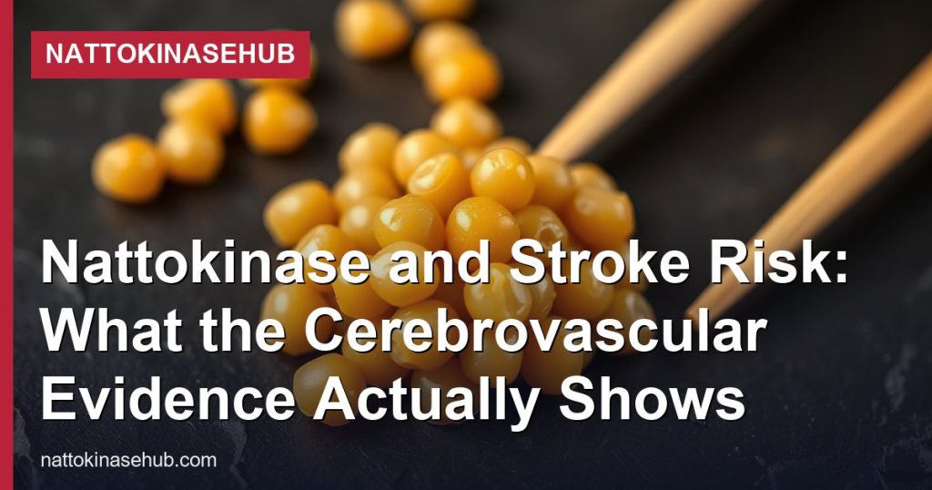 Nattokinase and Stroke Risk: What the Cerebrovascular Evidence Actually Shows - NattokinaseHub