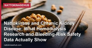 Nattokinase and Chronic Kidney Disease: What Hemodialysis Research and Bleeding-Risk Safety Data Actually Show