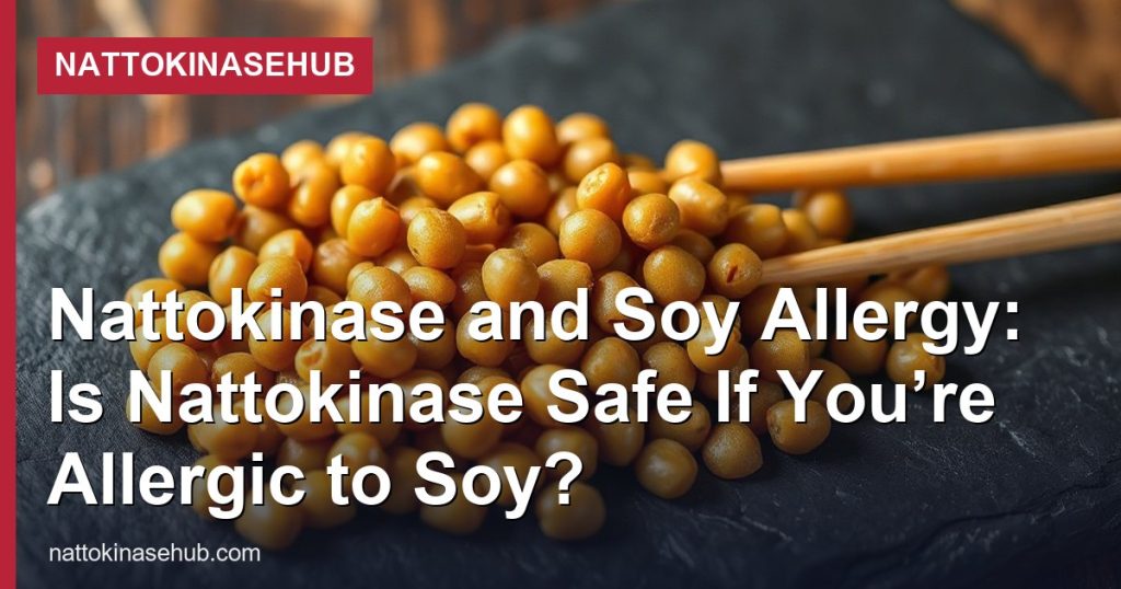 Nattokinase and Soy Allergy: Is Nattokinase Safe If You’re Allergic to Soy? - NattokinaseHub