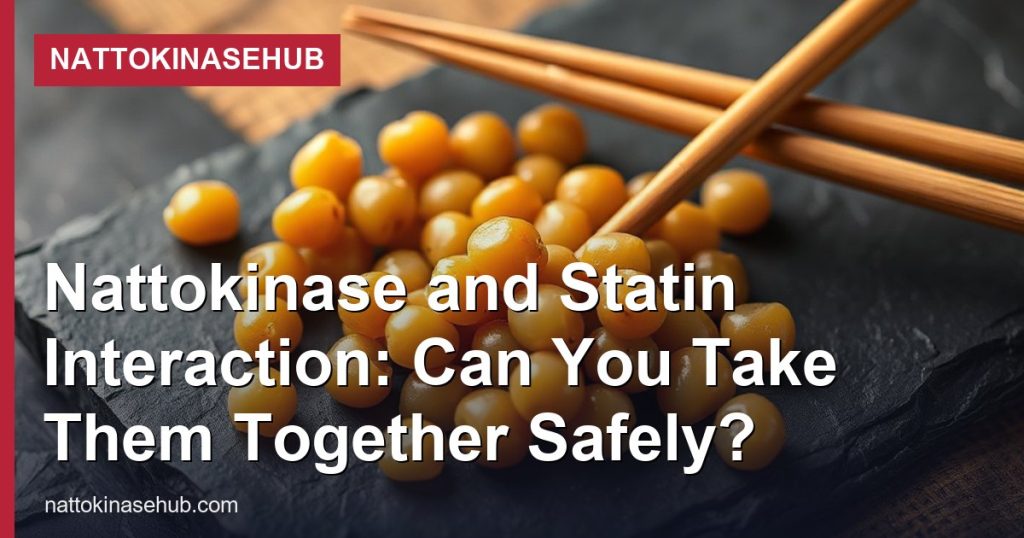 Nattokinase and Statin Interaction: Can You Take Them Together Safely? - NattokinaseHub