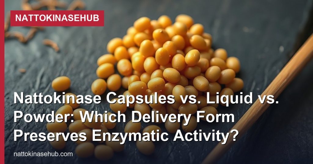 Nattokinase Capsules vs. Liquid vs. Powder: Which Delivery Form Preserves Enzymatic Activity? - NattokinaseHub