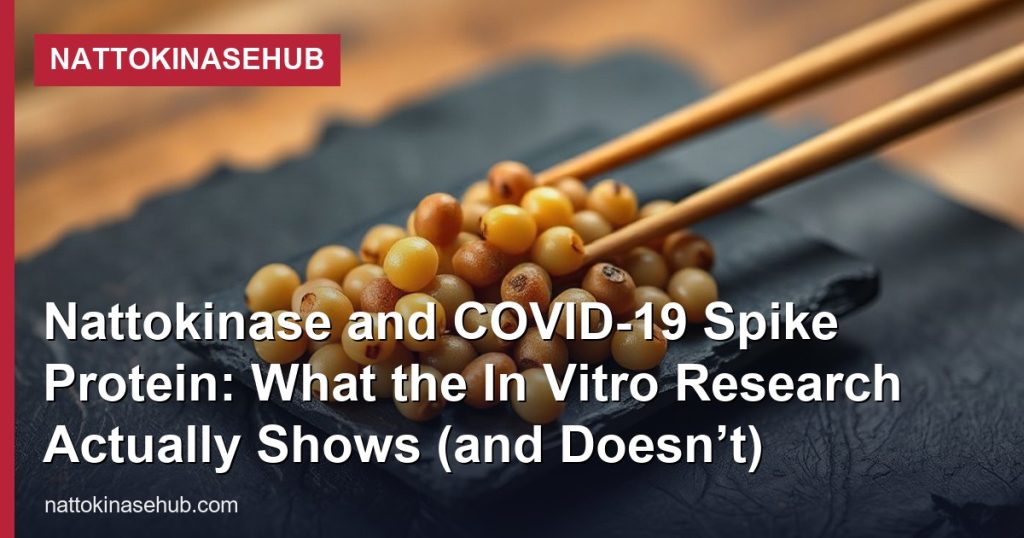 Nattokinase and COVID-19 Spike Protein: What the In Vitro Research Actually Shows (and Doesn’t) - NattokinaseHub